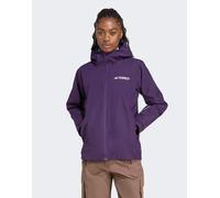 Adidas - Giacca impermeabile in GORE-TEX - Xperior 2L Gore-Tex Performance Jacket W Aurora Plum per Donne - Taglia M - Viola