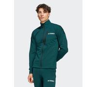 adidas Terrex XPR Softshell Giacca da corsa Uomini - verde