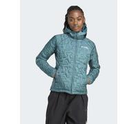 adidas performance - Terrex Xperior Primaloft - Giacca isolante ampia imbottita con cappuccio color verde-azzurro preloved-Blu XL