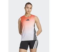 adidas performance - Terrex Xperior Pro - Top senza maniche bianco/arancione semi impact XL