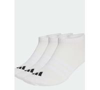 adidas Performance - Thin&light Essentials - Confezione da 3 paia di calzini bassi bianchi, bianchi e neri-Bianco 40-42