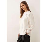 adidas performance - Three Stripe Studios - Top a maniche lunghe bianco L