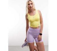 adidas performance - Three Stripe Studios - Top senza maniche giallo XS