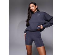 adidas Performance - Three Stripes Studios - Pantaloncini corti color blu ardesia-Blu navy L