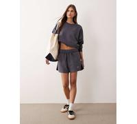 adidas Performance - Three Stripes Studios - Pantaloncini in jersey color blu ardesia-Blu navy XL