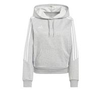 adidas Performance Tiro 24 - Felpa con cappuccio da donna grigio e bianco, 2XS (26-28) da donna