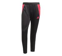 adidas Performance - Tiro 24 - Pantaloni slim sportivi colore nero/rubino puro XS