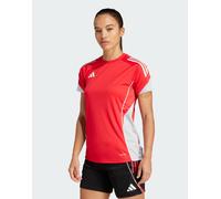 Maglia da allenamento Tiro 25 Competition Pure Ruby / Team Grey Four 2XS