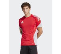 adidas Performance - Tiro 25 Competition - Maglia da allenamento color rubino puro/grigio-Rosso XL