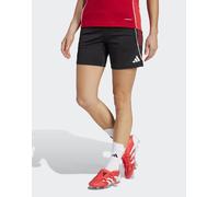 adidas Performance - Tiro 25 Competition - Pantaloncini da allenamento neri/rosso team power 2-Nero S