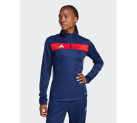 adidas Performance - Tiro 25 Essentials - Top da allenamento blu navy team / rosso XS