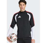 adidas performance - Tiro 26 Competition - Giacca da allenamento nera/rosso semi lucido-Nero XS