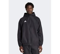 adidas Performance - Tiro 26 Essentials - Felpa con cappuccio nera e bianca-Nero L