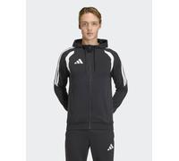 Felpa con cappuccio Tiro26 League Sweat Full Zip Black / White M
