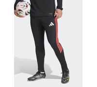adidas performance - Tiro26 League - Pantaloni da allenamento regular neri/rosso semi lucido-Nero M