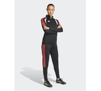 Pantaloni da allenamento Tiro26 League Regular Black / Semi Lucid Red S