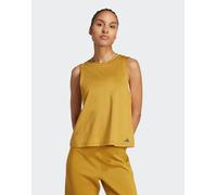 adidas Performance - Top senza maniche da yoga colore bronzo preloved-Marrone XS