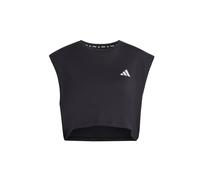 adidas Femme adi365 Running Essentials Crop T-Shirt, Black, M