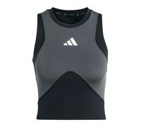 Adidas Techfit Workout Color Block Sports Top Nero XL Donna