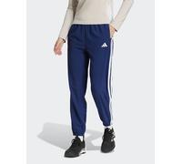 adidas Performance - Train Essentials - Pantaloni blu scuro / bianchi con 3 strisce L