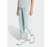 adidas Performance - Train Essentials - Pantaloni salvia wonder / bianchi con 3 strisce-Verde L