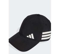 adidas Mixte 3 Stripes Training Essentials cap, Black/White, L-XL