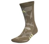 adidas Performance Training Graphic Camo Socks, Calzini Unisex - Adulto, Olive Strata/Metal Grey/Pulse Lime, 40-42