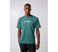 adidas performance - Tx Logo Tee Blu - Abbigliamento M Blu