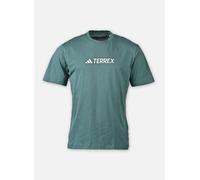 adidas performance - Tx Logo Tee Blu - Abbigliamento S Blu