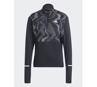 adidas Performance - Ultimate Hi Vis Reflective - Top riflettente con zip corta-Nero XL