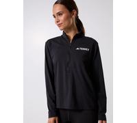 adidas performance - W Mt Halfz Ls T Nero - Abbigliamento M Nero