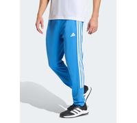 adidas performance - Workout Essentials All-set - Pantaloni in maglia blu ray/bianco con 3 strisce 2XL