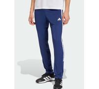 adidas performance - Workout Essentials All-set - Pantaloni in maglia blu scuro/bianco con 3 strisce L