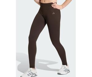 adidas performance - Workout Essentials - Leggings 7/8 in maglia stropicciata color caffè aurora-Marrone XL
