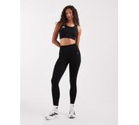 adidas performance - Workout Essentials - Leggings alla caviglia in maglia increspata neri-Nero M