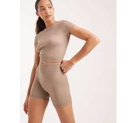 Leggings Workout Essentials 4 pollici Maglia Chalky Brown L