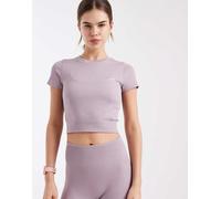 adidas performance - Workout Essentials - T-shirt baby in maglia colore preloved fig-Viola S