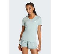 adidas Performance - Workout Essentials - T-shirt con scollo a V color salvia wonder-Verde 2XS