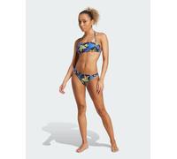adidas Performance x Farm - Bikini a fascia blu hi-res / sabbia strata W30