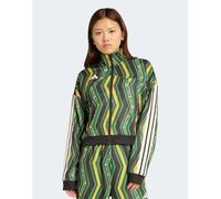 ADIDAS SPORTSWEAR Giacca di felpa sportiva 'Adidas x Farm Tiro' giallo / verde / nero / bianco, Taglia M-L