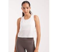 adidas Performance - Yoga Essentials - Crop top senza maniche bianco M