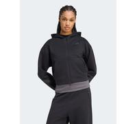 ADIDAS SPORTSWEAR Giacca di felpa sportiva 'Z.N.E.' grigio scuro / nero Donna - PROMO - Sport - Abbigliamento sportivo - Giacche sportive - Giacche da allenamento e di felpa ADIDAS SPORTSWEAR XL