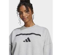 adidas performance - z.n.e. - Felpa grigio medio mélange L