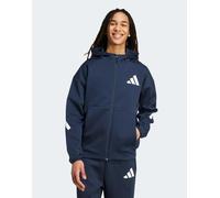adidas performance - Z.n.e. - Giacca sportiva color inchiostro aurora con zip e cappuccio-Blu navy 2XL