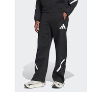 adidas performance - z.n.e. - Pantaloni cilindrici neri e bianchi-Nero M