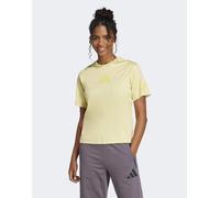 adidas performance - z.n.e. - T-shirt giallo polvere S