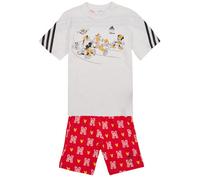 adidas Pigiami / camicie da notte LK DY MM T SET in Bianco 7 / 8 anni