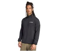 adidas Homme Terrex Multi Climawarm Half Zip Tech Fleece Jacket, Black, L
