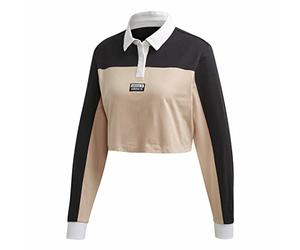 adidas Polo a Maniche Corte Donna Originals Cropped Donna Nero