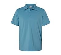 adidas Polo da uomo Ultimate Solid, Colore: azzurro., 4XL